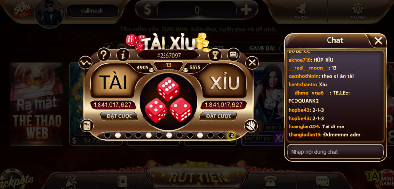 Tài xỉu quốc tế kubet11