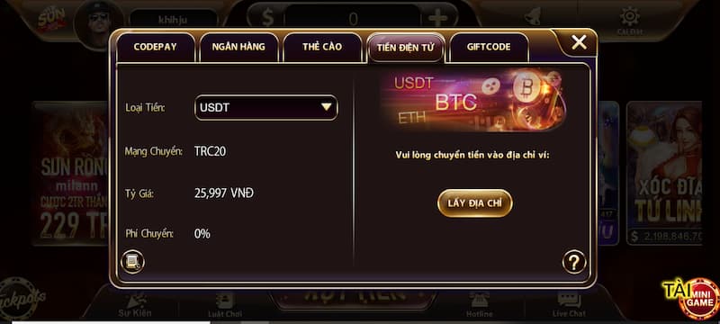 nạp tiền kubet11 bằng USDT